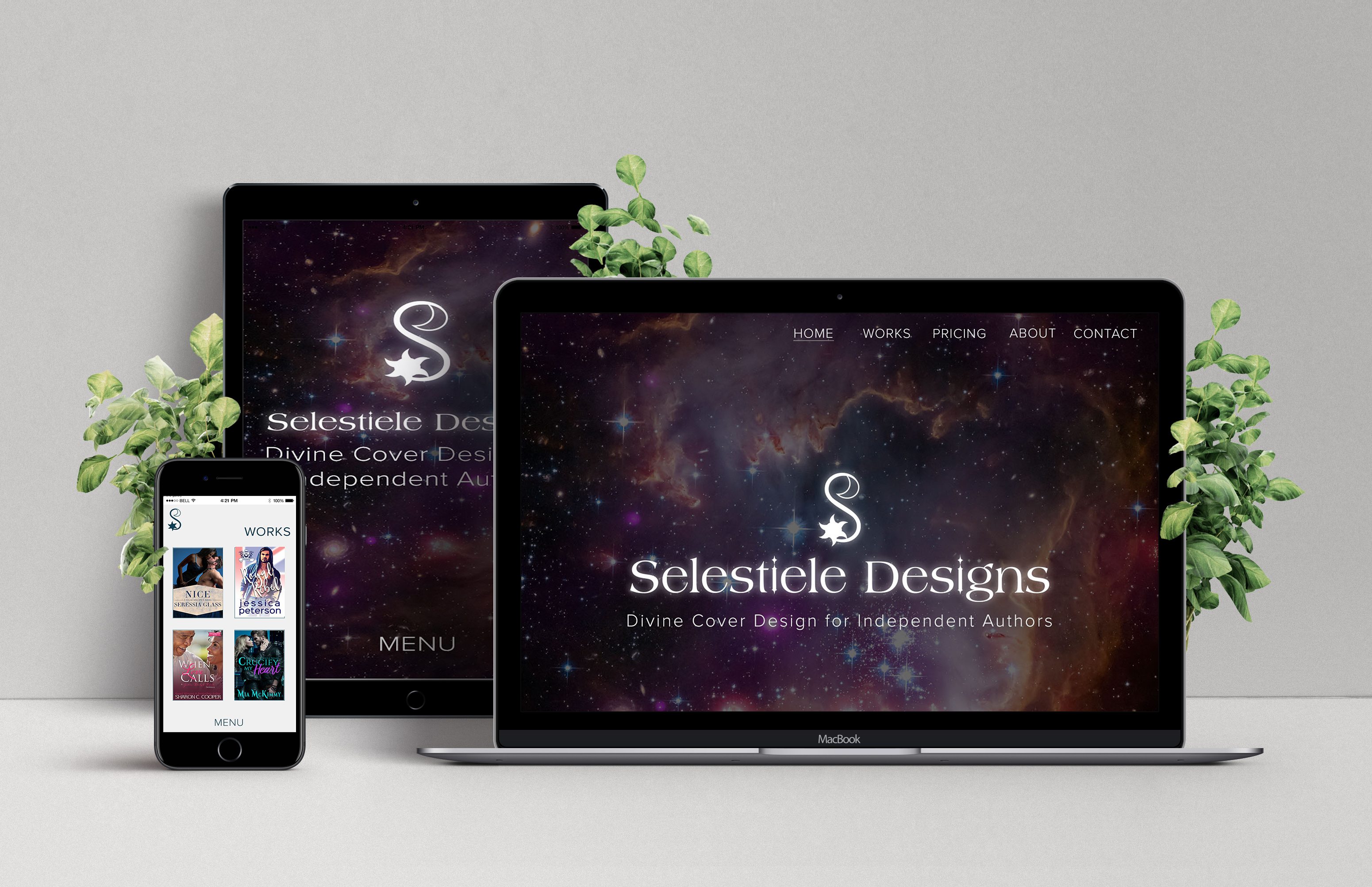 WordPress theme for a small graphic design business
